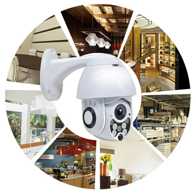 Wireless Surveillance Camera HD PTZ Home Security Outdoor IP66 Waterproof Network Dome Camera, Support Night Vision & Motion Detection & TF Card, US Plug, 2.0 MP Wireless Surveillance Camera HD PTZ Home Security Outdoor IP66 Waterproof Network Dome Camera, Support Night Vision & Motion Detection & TF Card, US Plug, 2.0 MP